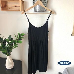 Old Navy Black Fit & Flare Dress
